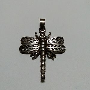 Sterling Dragonfly Pendant